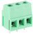 NTE 25-E700-03 Terminal Block Eurostyle 3 Pole 5.08mm Pitch 300V 20A PC Mount Terminals 24-12awg Wire Range