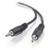 50 Foot 3.5mm Stereo Plug - Plug (black)