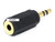 3.5mm Stereo Plug to 3.5mm Stereo Jack Adaptor - Gold Plated