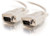 6 Foot Male / Male 9 Pin ( DB9 ) Serial Cable