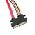 9 Inch SATA Data and Power Male/Female Extension Cable