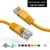 15 Foot Molded-Booted Cat5e Network Patch Cable - Yellow