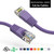 40 Foot Molded-Booted Cat5e Network Patch Cable - Purple