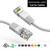 9 Foot Molded-Booted Cat5e Network Patch Cable - White