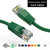7 Foot 10Gbps Molded Cat 6 Ethernet Network Patch Cable - Green