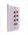 Component Video (RGB) Wall Plate with Coaxial F Connector