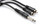 HOSA CYR-102 Y Cable, 1/4 in TS to Dual RCA, 2 Meter