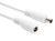 30 Foot 22AWG 2.1mm DC Power Extension Cable - White