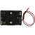 Battery Holder / Open Type for 3 AAA Battery with 6 inch 24AWG Lead (Side By Side)