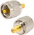 UHF Male to SMA Female Connector RF Coaxial Connector Adapter