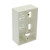 Single Gang Wall Plate Junction Box - White