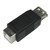 Type A Female to Type B Female USB Adapter