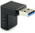 DOWN Angled Type A Male to Female USB 3.0 Adapter