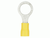 Yellow Vinyl Ring Terminal 4 Gauge 5/16 inch - Package of 5