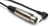 HOSA XVM-115F 15 Foot Microphone Cable, XLR 3 Pin Female to Right-angle 3.5 mm TRS