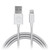 4 Foot USB to MFi Lightning Braided Cable - White