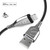 6 Foot TITANIUM USB to Lightning Braided Cable - Black