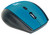 Manhattan Curve Wireless Optical Mouse - Blue/Black