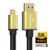 5 Meter 8K Micro HDMI to Standard HDMI Braided Cable