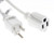 35 Foot 16/3 SJTW White Indoor/Outdoor Power Extension Cord