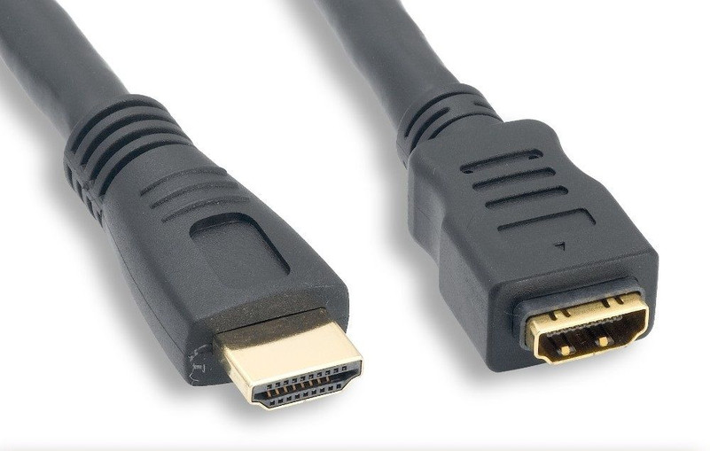 15 Foot 24 AWG HDMI Male/Female Extension Cable