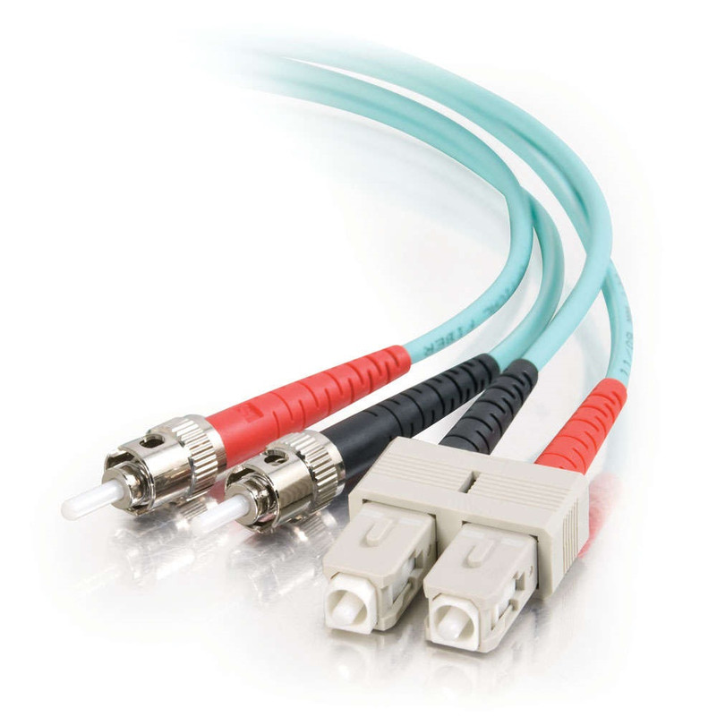 15 Meter ST/SC  10G 50/125 LOMMF OM3  Fiber Cable