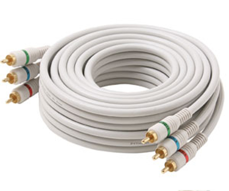 3 Foot Steren White Python™ Component Video Cable