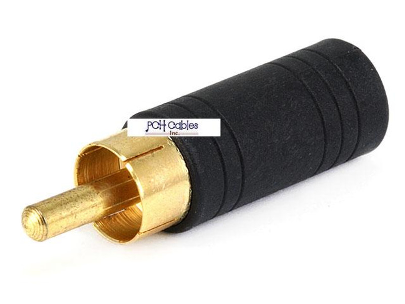 RCA Plug to 3.5mm Mono Jack Adaptor - Gold Plated