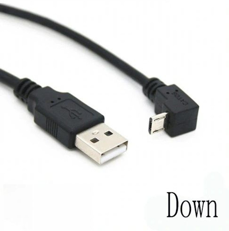 .5 Meter USB 2.0 to Down Angle Micro Cable