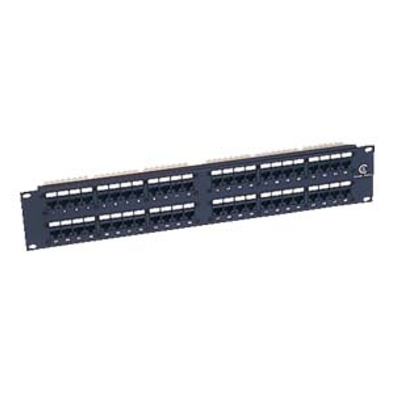 Cat5e 110 Type Patch Panel 48 Port Rackmount