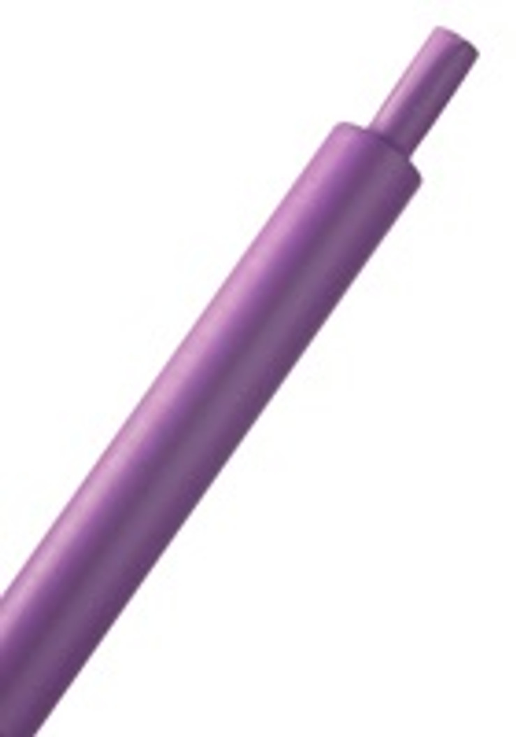 HeatShrink Tube 1/8" Purple 3:1 - 1 Foot Length