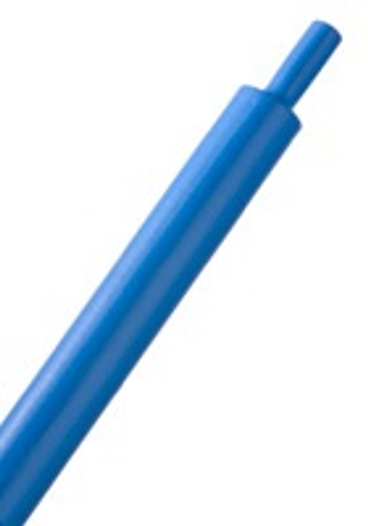 HeatShrink Tube 1/4" Blue 3:1 - 1 Foot Length