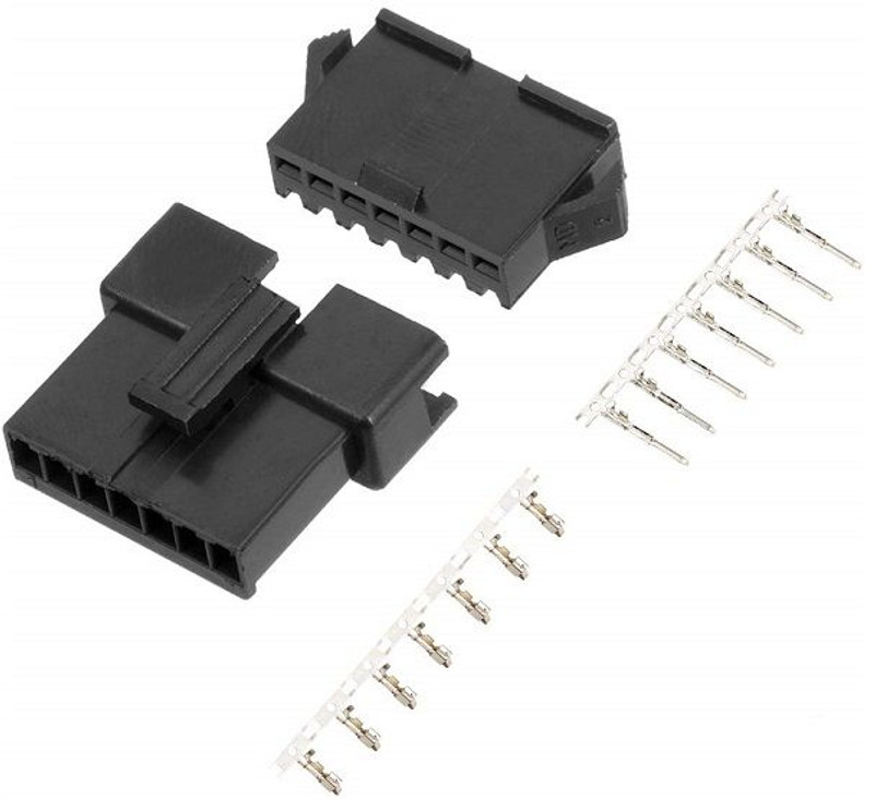 JST-SM 7 Pin 2.5mm Pitch Male and Female Plug Housing with Pins - 2 Sets