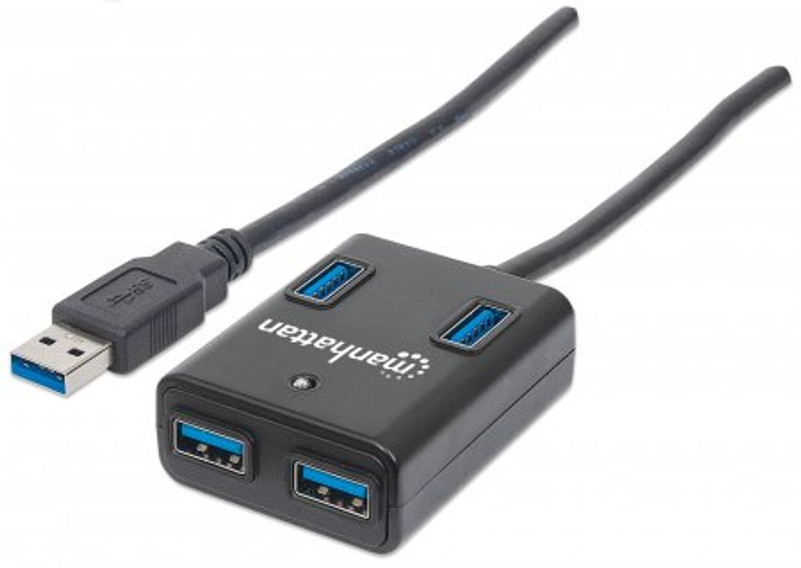 Manhattan 4 Port SuperSpeed USB 3.0 Hub