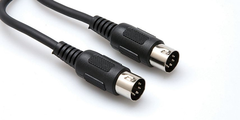 HOSA 3 Foot MIDI Cable, 5-pin DIN Male to Male