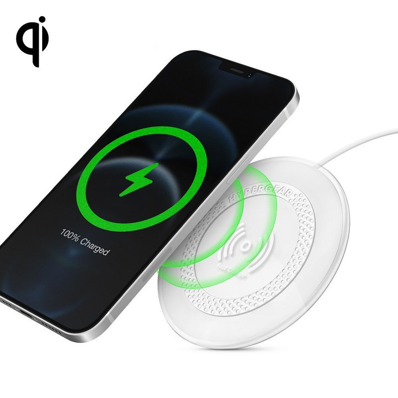 HyperGear ChargePad Pro 15W Wireless Fast Charger - White