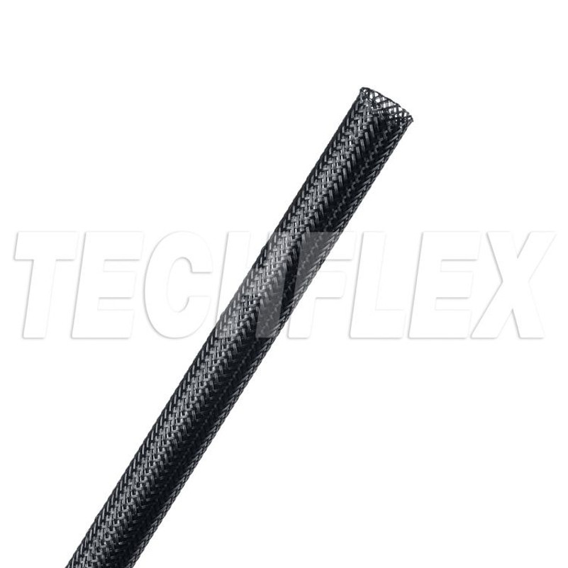 PTN0.44BK - Flexo® PET - 7/16" - Black Sleeving - Per Foot