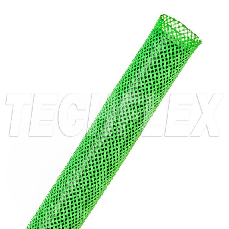 PTN0.63NG - Flexo® PET - 5/8" - Neon Green Sleeving - Per Foot