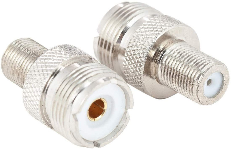 UHF Female to F Female Connector RF Coaxial Connector Adapter