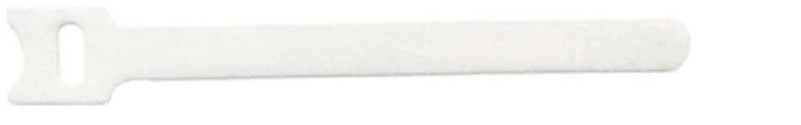 15cm Hook and Loop Straps - Pack of 10 - White