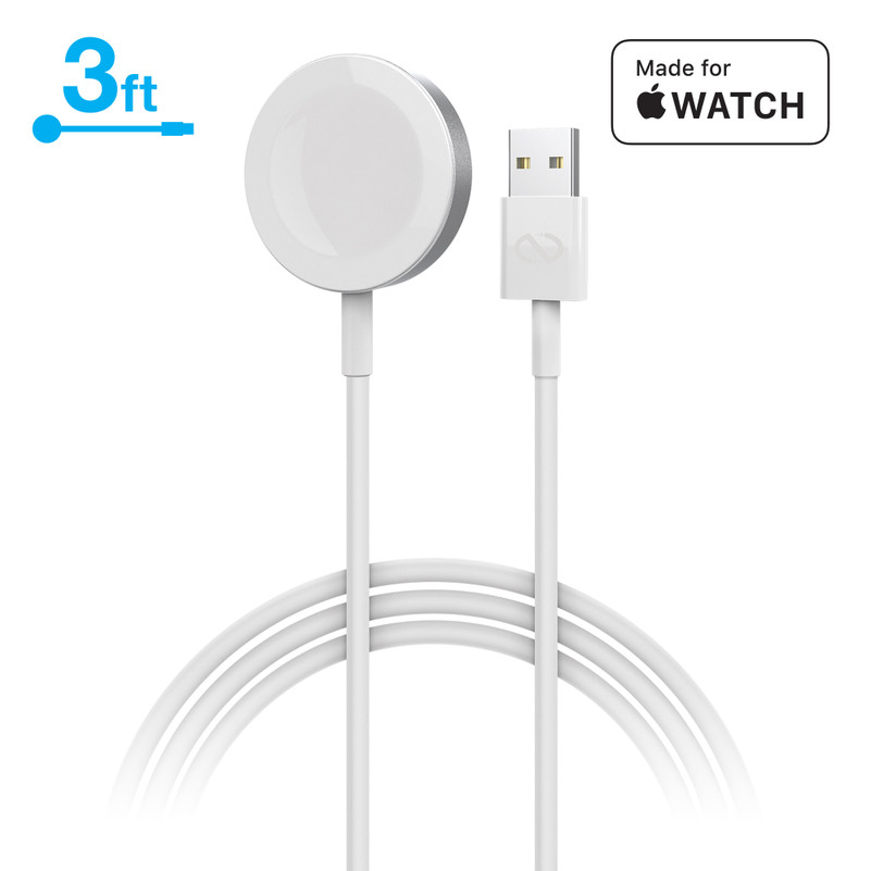 Magnetic Charger for Apple Watch - White