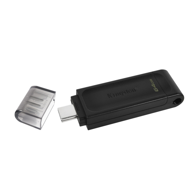 Kingston DT7064GB DataTraveler 70 64GB USB 3.2 (Gen 1) Type-C Flash Drive