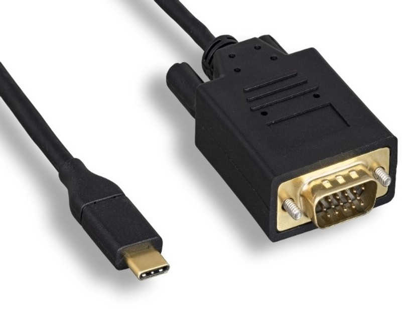 6 Foot USB 3.1 Type C to VGA Male Cable