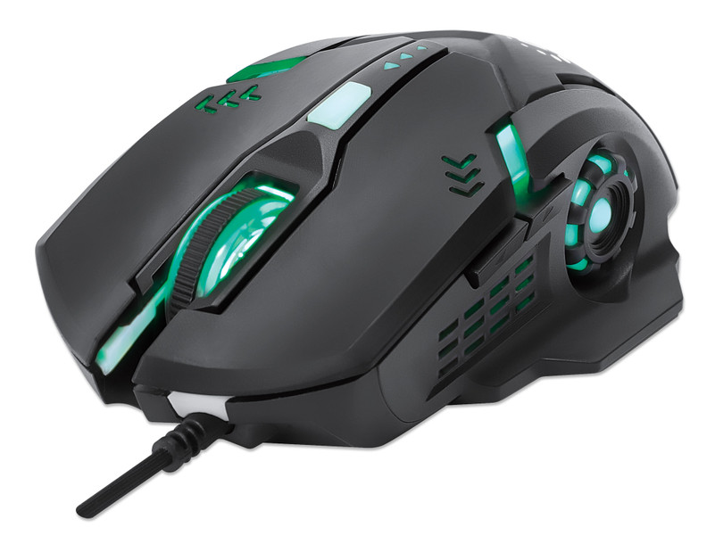 Manhattan RGB LED Wired Optical USB Gaming Mouse