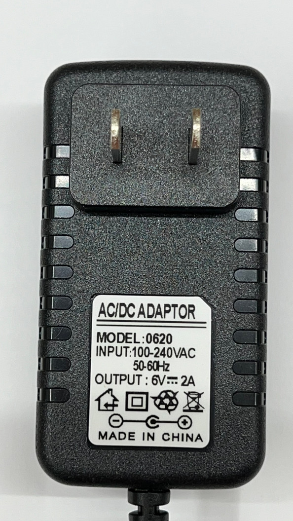 6 Volt 2 Amp Power Adapter, 2.1mm x 5.5mm