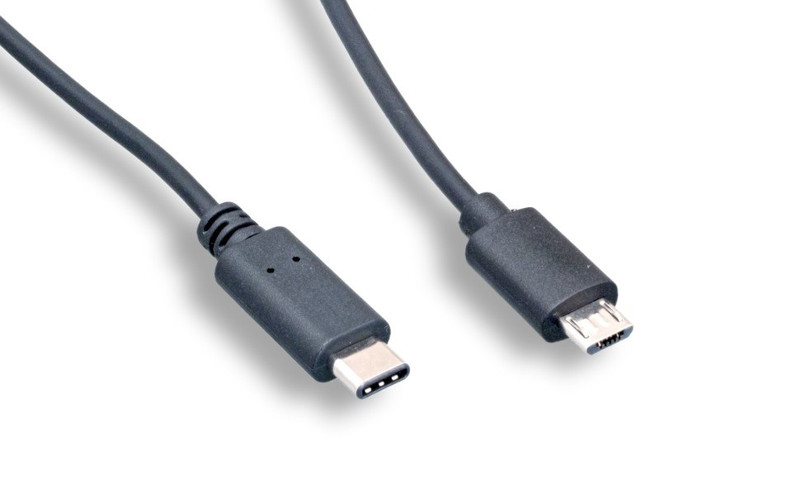 3 Foot USB 2.0 Type C Male To Micro B Male Cable