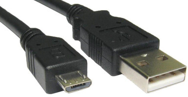 GEEK MONKEY - Câble USB-A 2.1 compatible Micro USB - Charge rapide - 1  mètre - Noir