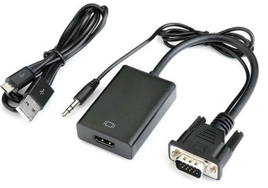 VGA to HDMI Analog to Digital Video Converter with audio and USB