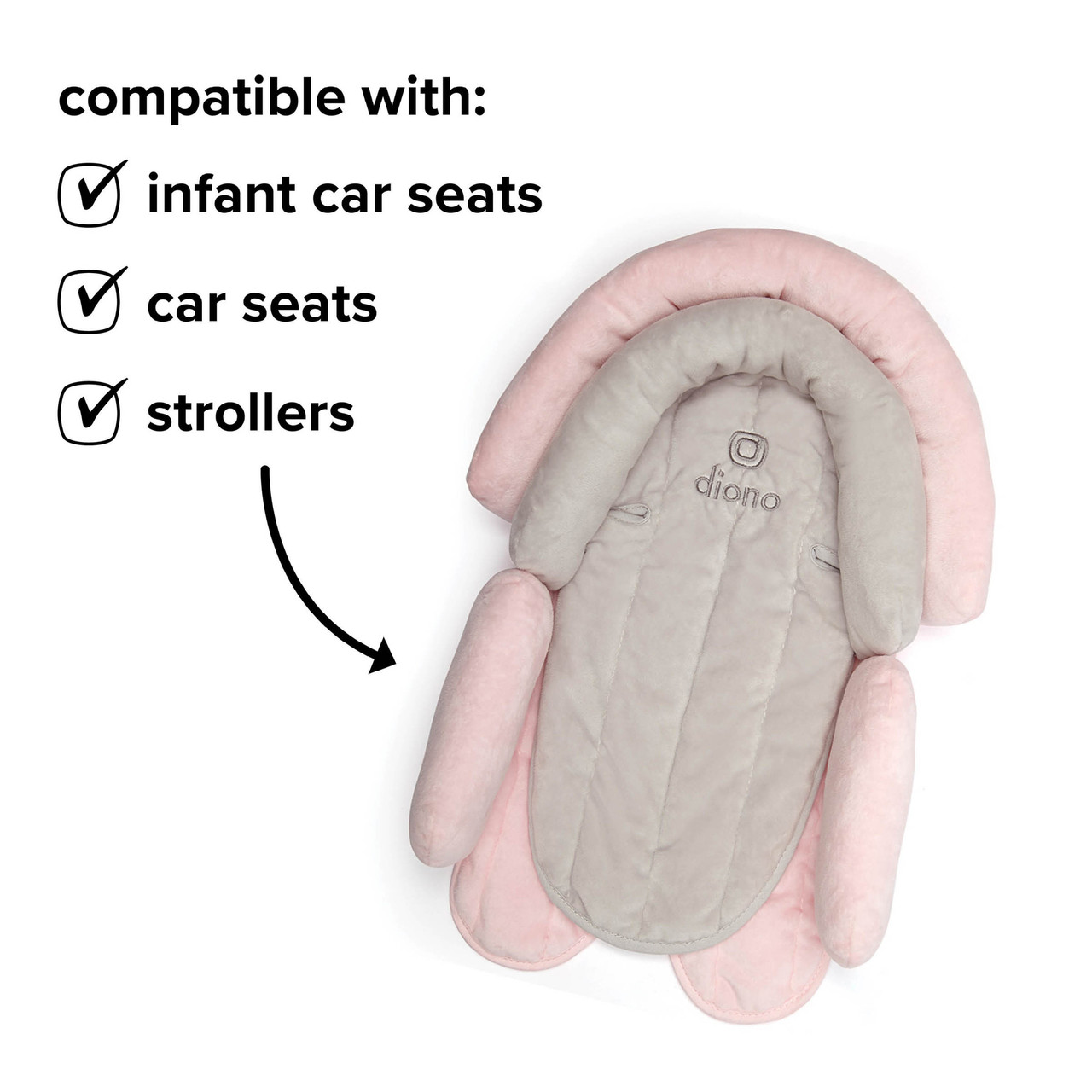 Cuddle Soft® 2in1 Baby Head Support diono® Car Seats