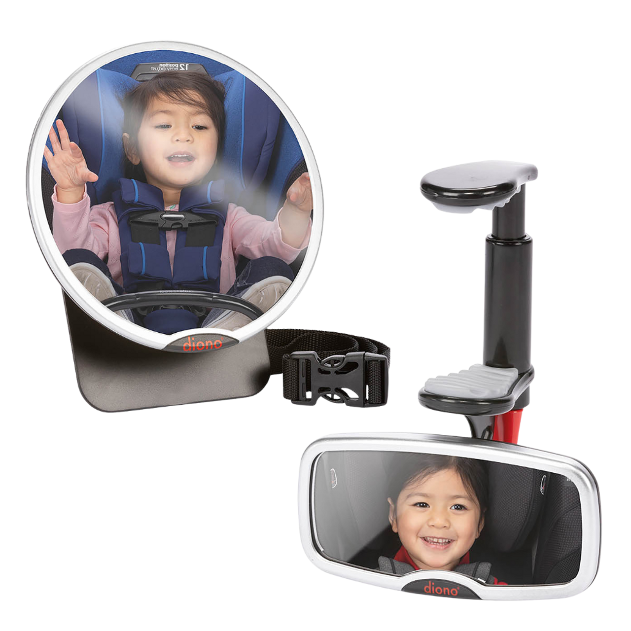 Easy View and See Me Too Baby Car Mirror